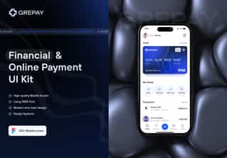 Financial & Online Payment App UI Kit