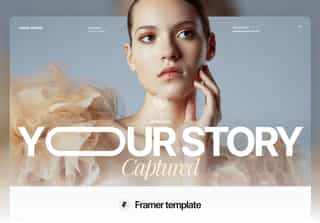 Captured — Photography Framer Template