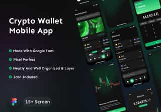 Crypto Wallet Premium UI Kits App