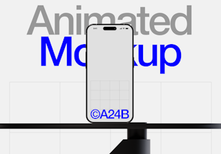 Animated iPhone 15 Pro Mockup 02