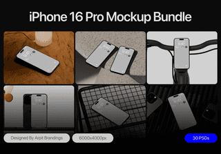 iPhone 16 Pro Mockups