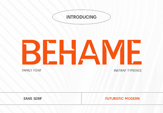 Behame - Futuristic Sans Serif