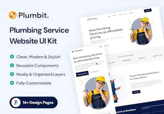 Plumbit - Plumbing Service Web UI Kit.