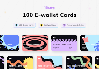 Wacarg - 100 E-wallet Cards