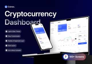 Coinex: Cryptocurrency Dashboard UI Kit