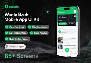 EcoBank - Waste Bank Mobile App UI Kit