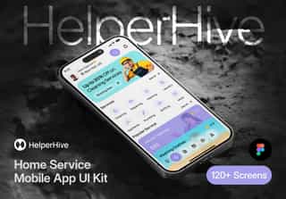 Helperhive - Home Service Mobile App UI Kit