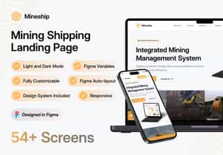 Mineship - Shipping Web Templates UI Kit