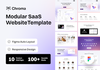 Chroma Modular Responsive SaaS Website Template