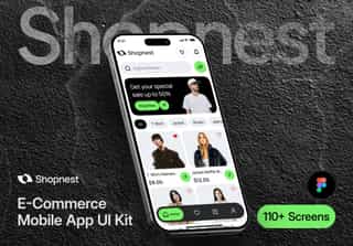 Shopnest - Ecommerce Mobile App UI Kit