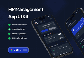 Login - HR Management Mobile App UI Kit