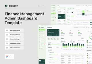 Coinest - Finance Management Dashboard