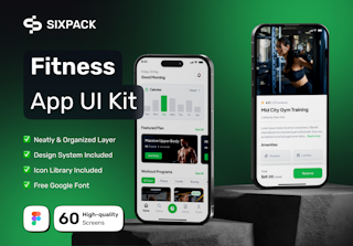 Sixpack - Fitness & Workout Mobile App UI Kit