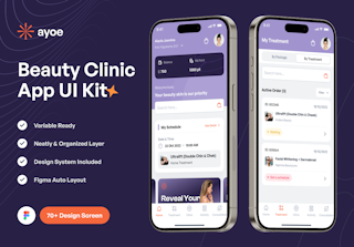Beauty Clinic App UI Kit