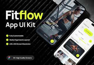 Fitflow Mobile App UI
