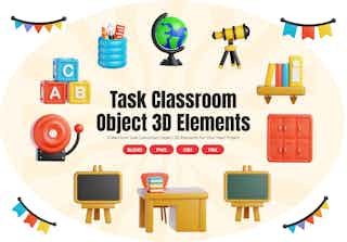 Classroom Object 3D Icon