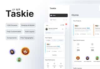 Taskie | Project Management UI Kit