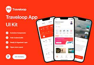 Traveloop - Traveling App UI Kit