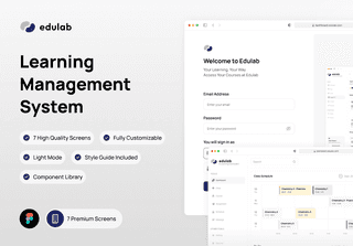 Edulab | Learning Management System UI Kit