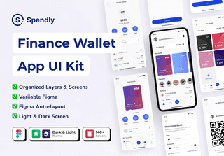 Spendly - Finance Wallet APP UI KIT