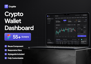 Crypite - Crypto Wallet Dashboard UI Kit
