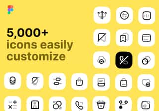 5,000+ Icon set