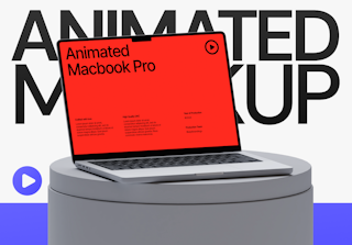 Animated Macbook Pro Mockup