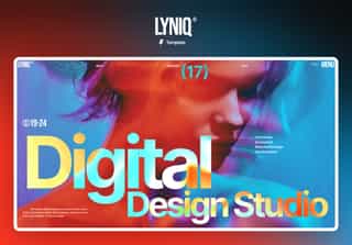 LYNIQ© — Design Agency Website Template