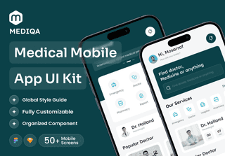 Mediqa - Medical Mobile App UI Kit