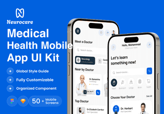 Neurocare - Medical Health Mobile App UI Kit