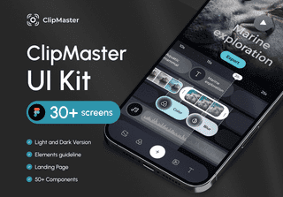 ClipMaster - Video editor App & Landing Page