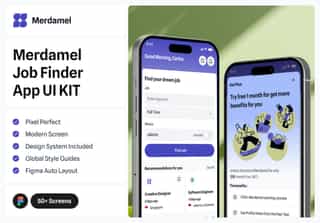 Merdamel - Job Finder App UI Kit