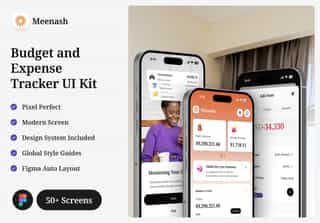 Meenash - Budget & Expense Tracker UI Kit