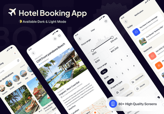 Trippzen - Hotel Booking App Premium UI Kit