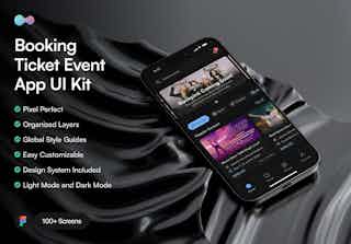 Booking Ticket Event App - UI Kit