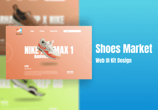 Shoes Market UI Design Kit Web