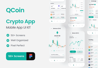 Q Coin - Crypto Wallet And Finance App UI Kit