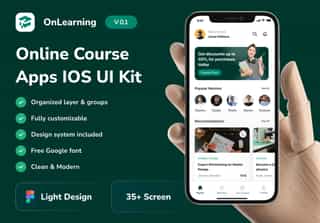 OnLearning - Online Course Apps IOS UI Kit