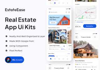 EstateEase - Real Estate Mobile App UI Kits
