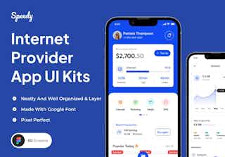 Speedy - Internet Provider App UI Kits