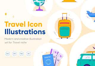 Vacacy - Travel Illustrations Pack