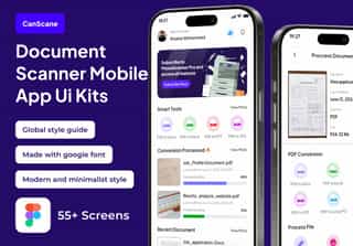 CanScane - Mobile Document Scanner Premium UI KIts App