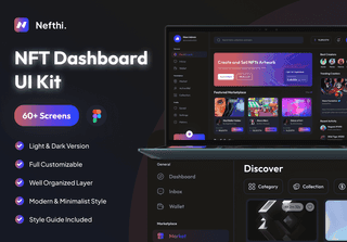 Nefthi - NFT Dashboard UI Kit