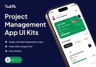 TaskFlo - Project Management App UI Kits