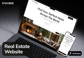 Paradise - Real Estate Website UI Kit
