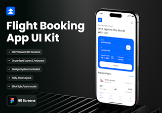 Udaan - Flight Booking App UI Kit