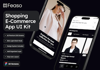 Feaso - Shopping Ecommerce App UI Kit