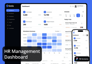 Stelo - HR Management Dashboard Admin UI Kit