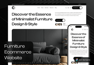 Melta - Furniture Ecommerce Website UI Kit