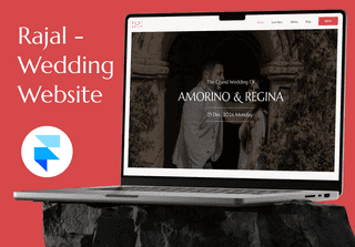 Rajal - Wedding Website Framer Template